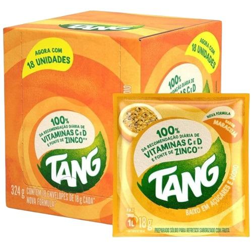SUCO TANG MARACUJA 18G C/18 BEBIDAS