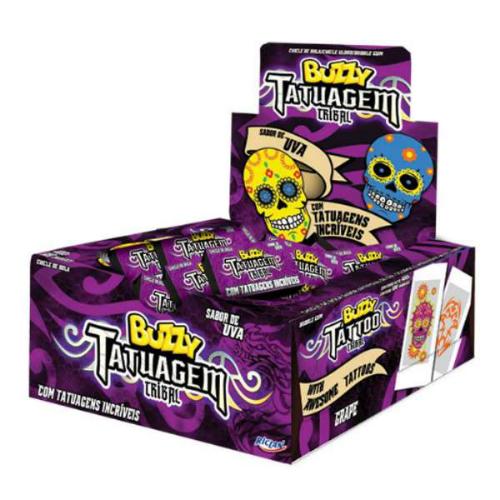 CHICLETE BUZZY TRIBAL UVA 360G CHICLETES
