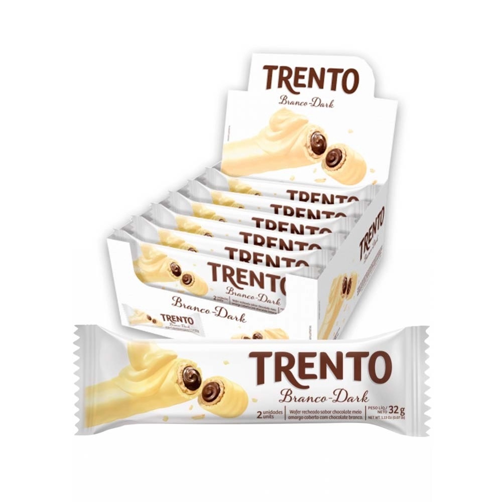 CHOCOLATE TRENTO C/16 CHOCOLATE BRANCO CHOCOLATES