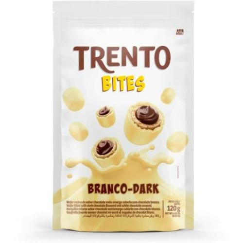 CHOCOLATE BITES TRENTO 120G BRANCO CHOCOLATES