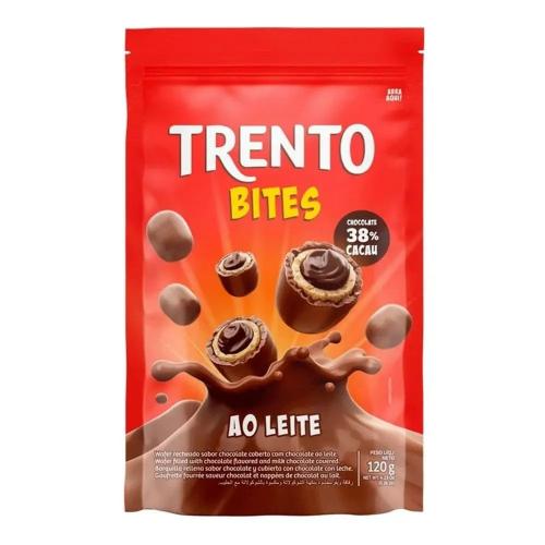 CHOCOLATE BITES TRENTO 120G AO LEITE CHOCOLATES