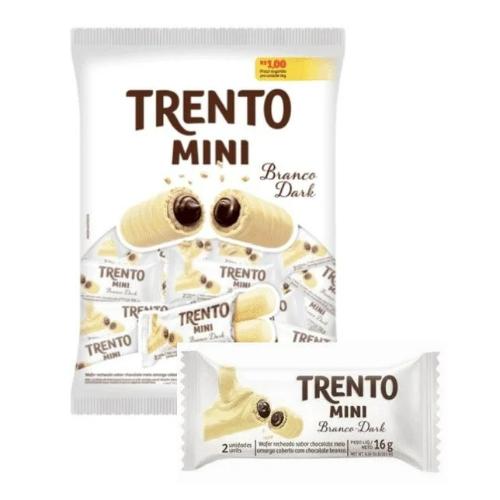 CHOCOLATE TRENTO MINI 800G CHOCOLATE BRANCO CHOCOLATES
