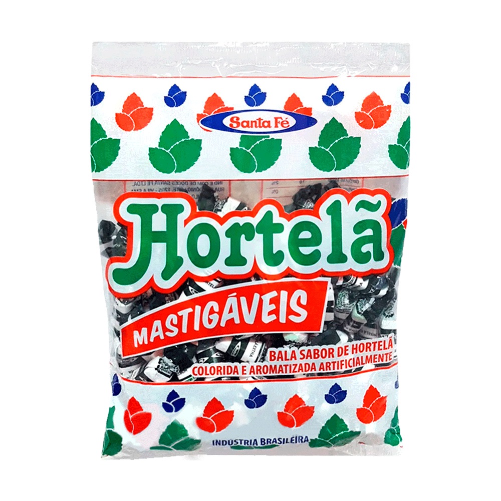 BALA HORTELA SANTA FE MASTIGAVEL 500G BALAS