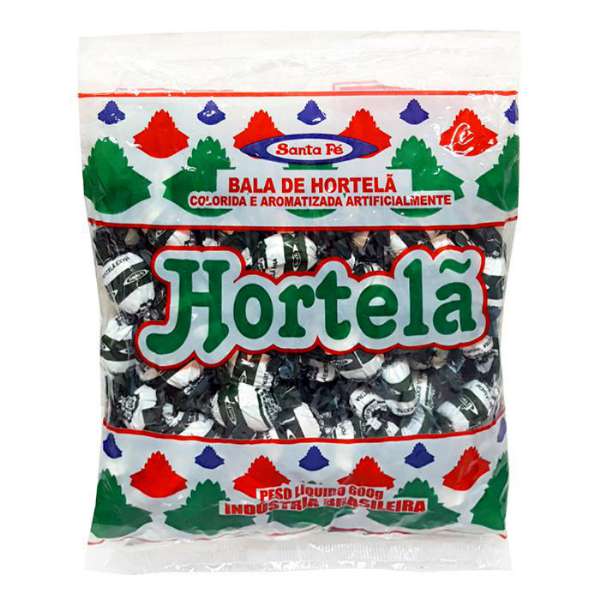 BALA HORTELA SANTA FE 600G BALAS