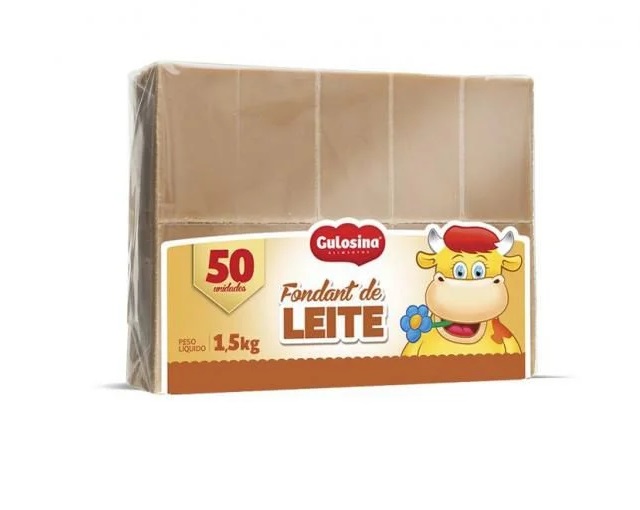 DOCE GULOSINA 1,5KG LEITE C/ 50 UNID. DOCES