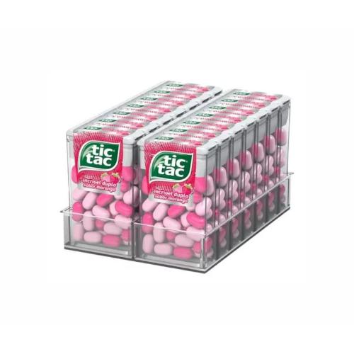 TIC TAC CX C/14 MORANGO AZEDO-BALAS