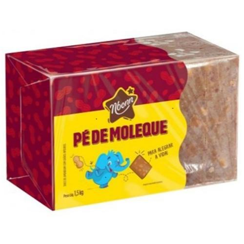 DOCE NUTRIBOM AMENDOIM PE DE MOLEQUE 1,5KG C/50 DOCES