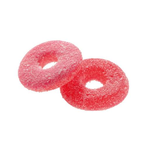 FINI 500G AROS DE MORANGO FINI BALA ARCO AROS CIRCULO GELATINA MORANGO AZEDINHO ACIDO 500G CHICLETES
