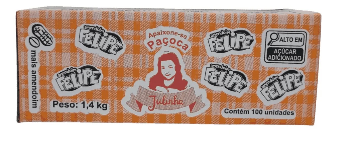 PACOCA FELIPE ROLHA 14G C/100 PAÇOCAS