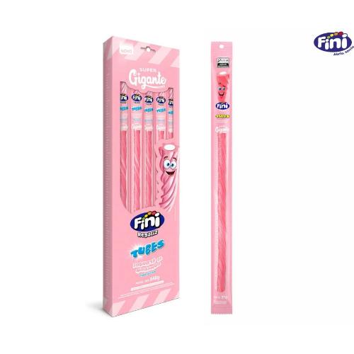 FINI SUPER GIGANTE C/24 UNID YOGURTE DE MORANGO CHICLETES