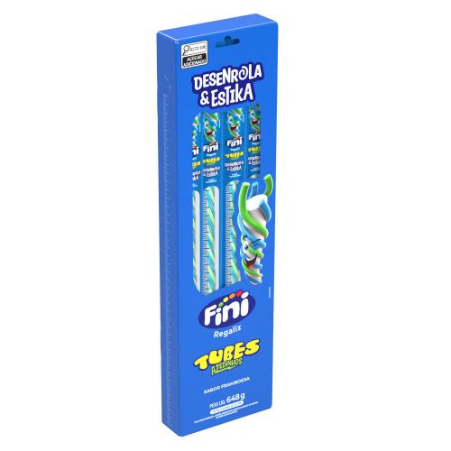 FINI SUPER GIGANTE C/24 DESENROLA E ESTIKA FRAMBOESA ACIDO CHICLETES